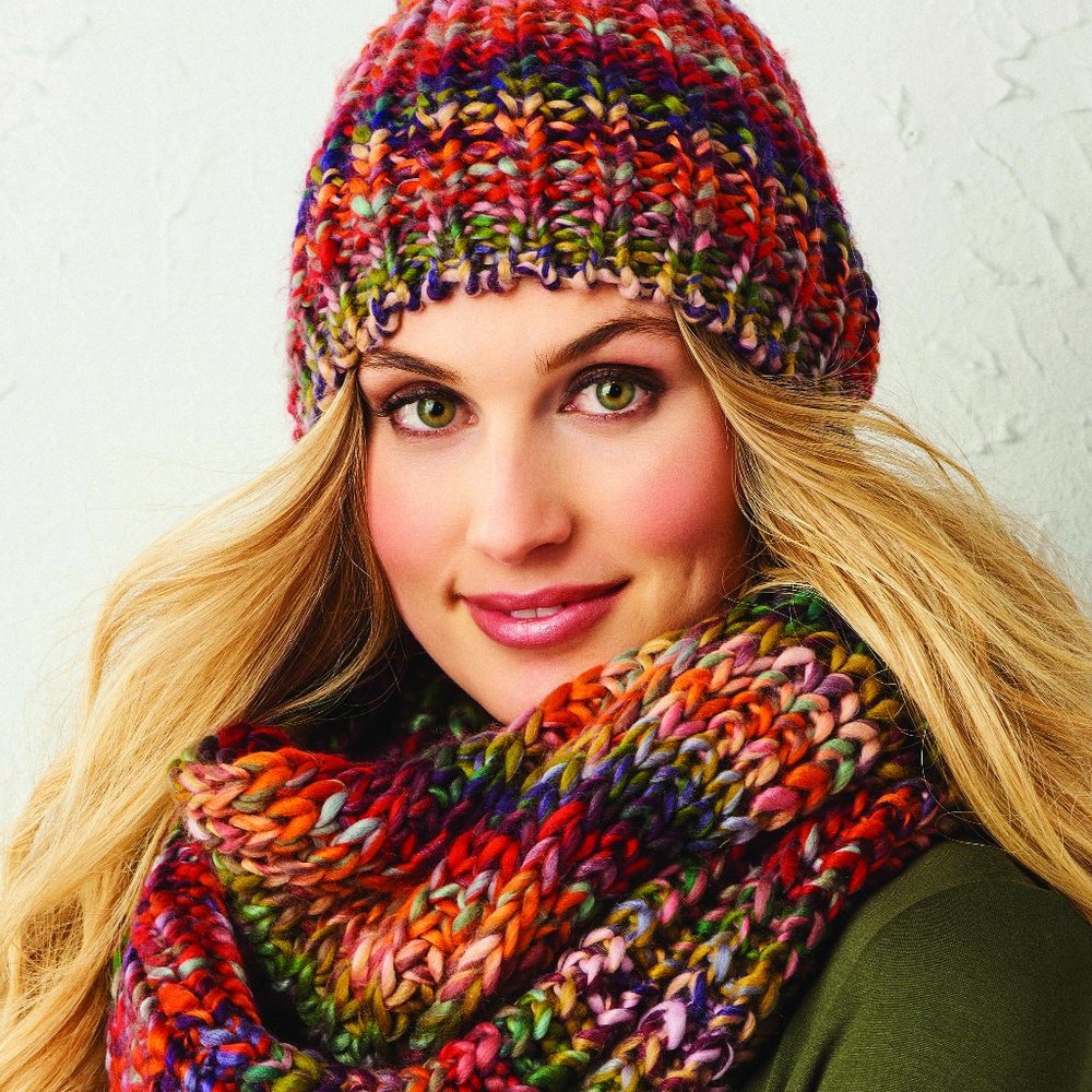 Last One! Charlie Paige Confetti Winter Hat and Scarf Set